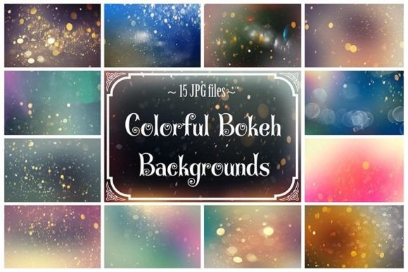 15 Colorful Bokeh Overlays for Stunning Visual Projects