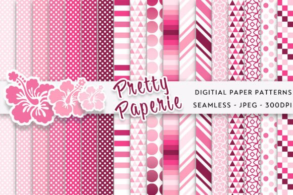 18 Digital Paper Backgrounds: Effortless Charm for Creative Projects