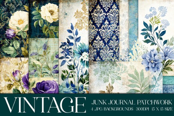 Creating Timeless Designs with Junk Journal Patchwork Backgrounds S16
