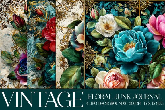 Luxury Floral Flowers Backgrounds, S42