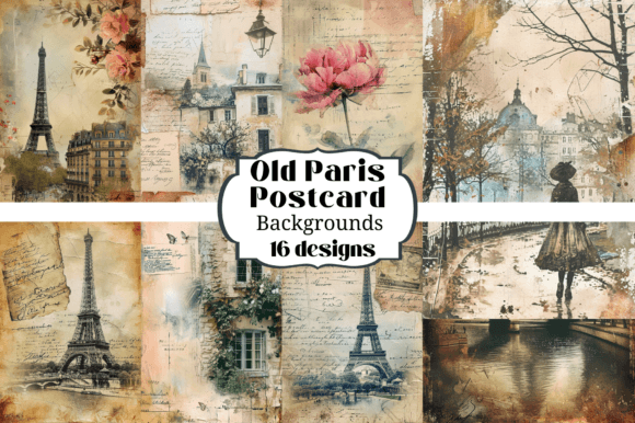 Timeless Charm: Unpacking Vintage Paris Postcard Backgrounds